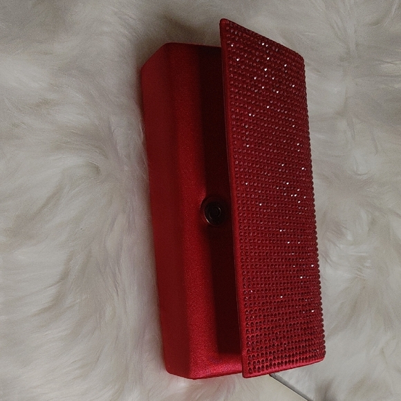 "Pretty In Pink" Rhinestone Clutch - Picture 3 of 4